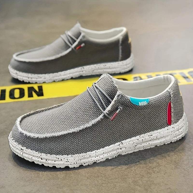 Canvas Slip-On Shoes – Lightweight Unisex Sneakers for Travel & Everyday Wear - alternate view