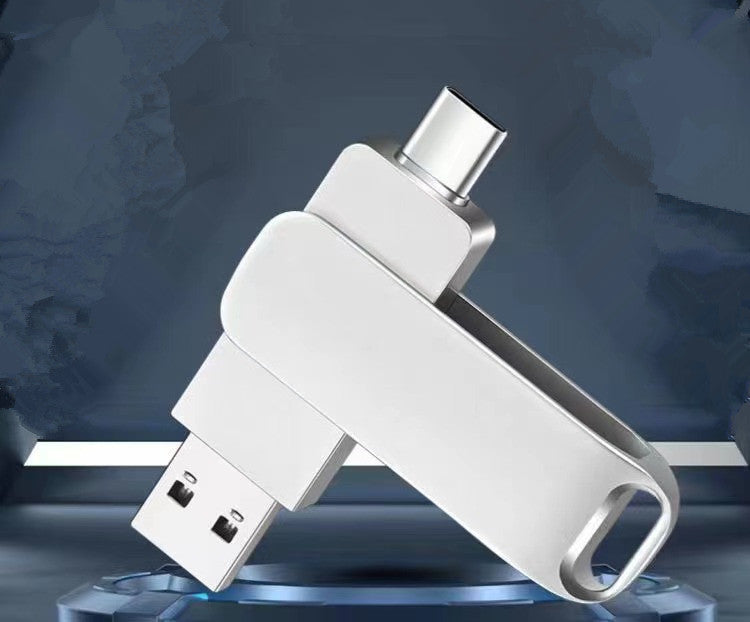 USB-C Rotating Metal Flash Drive | 16GB-512GB - alternate view