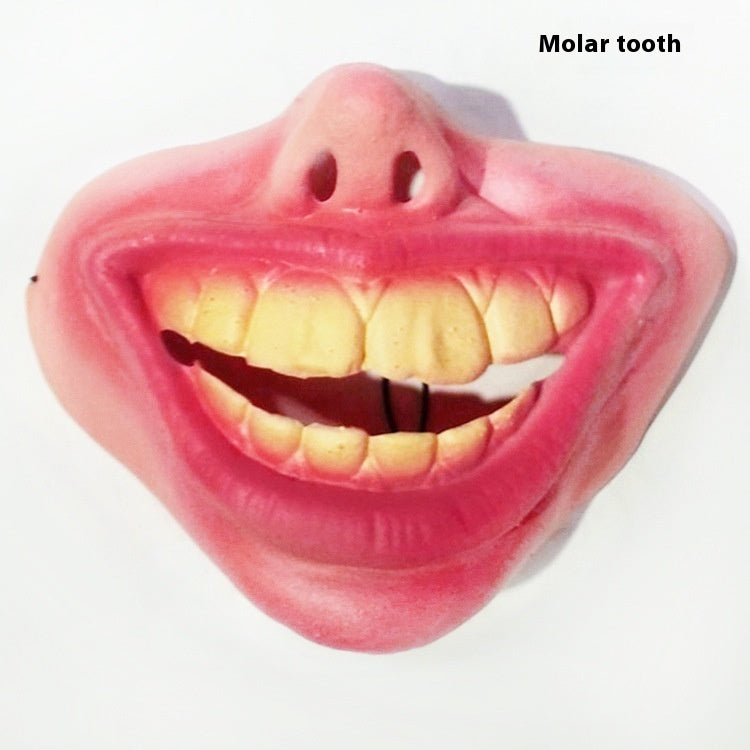 Funny Pet Face Mask – Hilarious Dog Costume & Photo Prop - alternate view