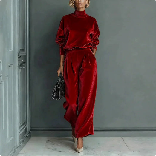 Finiks Gravity | High-Neck Zip-Up Wide-Leg Tracksuit Set | Product image 6