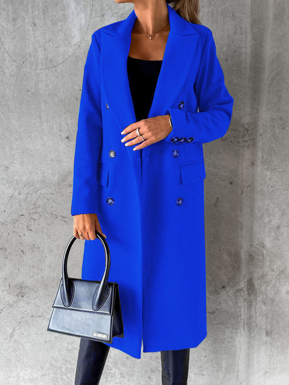 Finiks Gravity | Ruffled Lapel Long Blazer | Product image 9