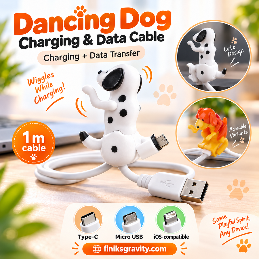 Dancing Dog 1M Charging & Data Cable