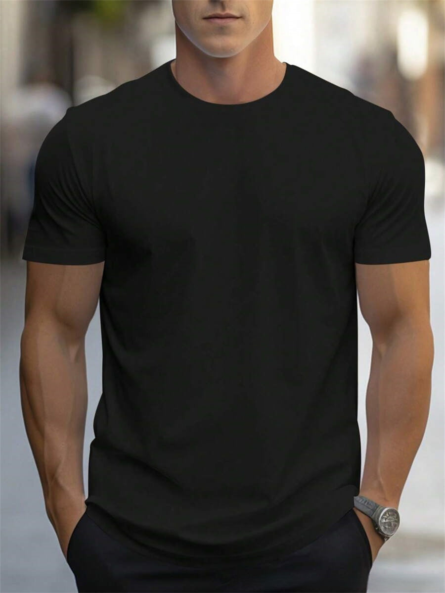 Retro Stripe Linen T-Shirt – Relaxed Fit for Men