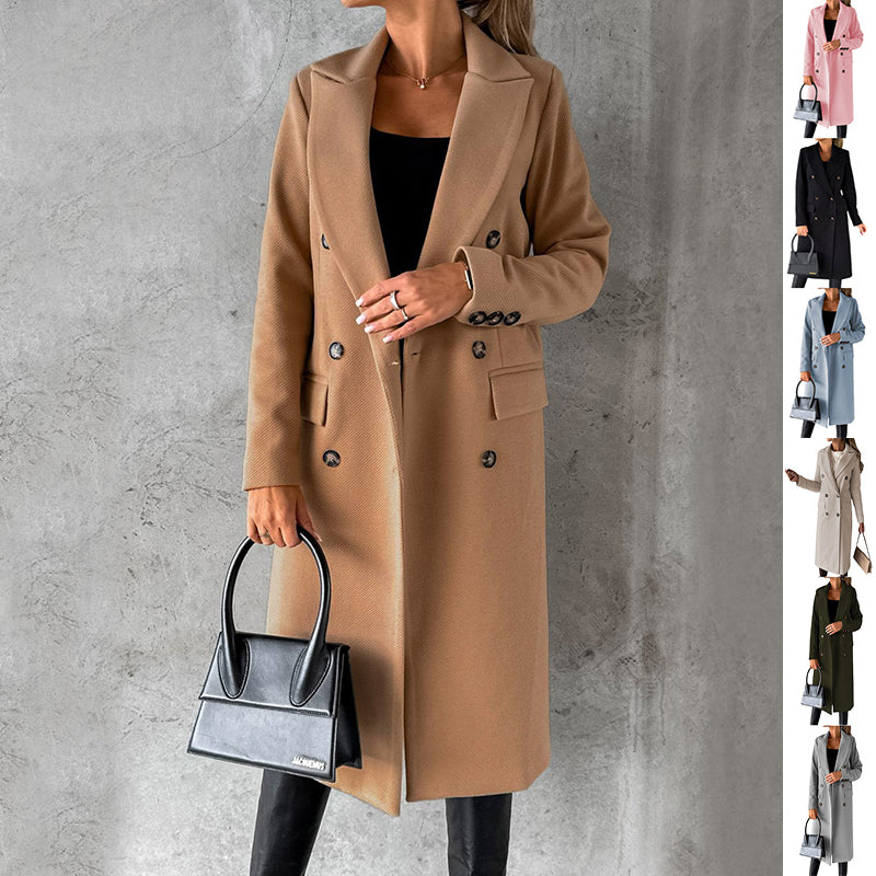 Finiks Gravity | Ruffled Lapel Long Blazer | Product image 1