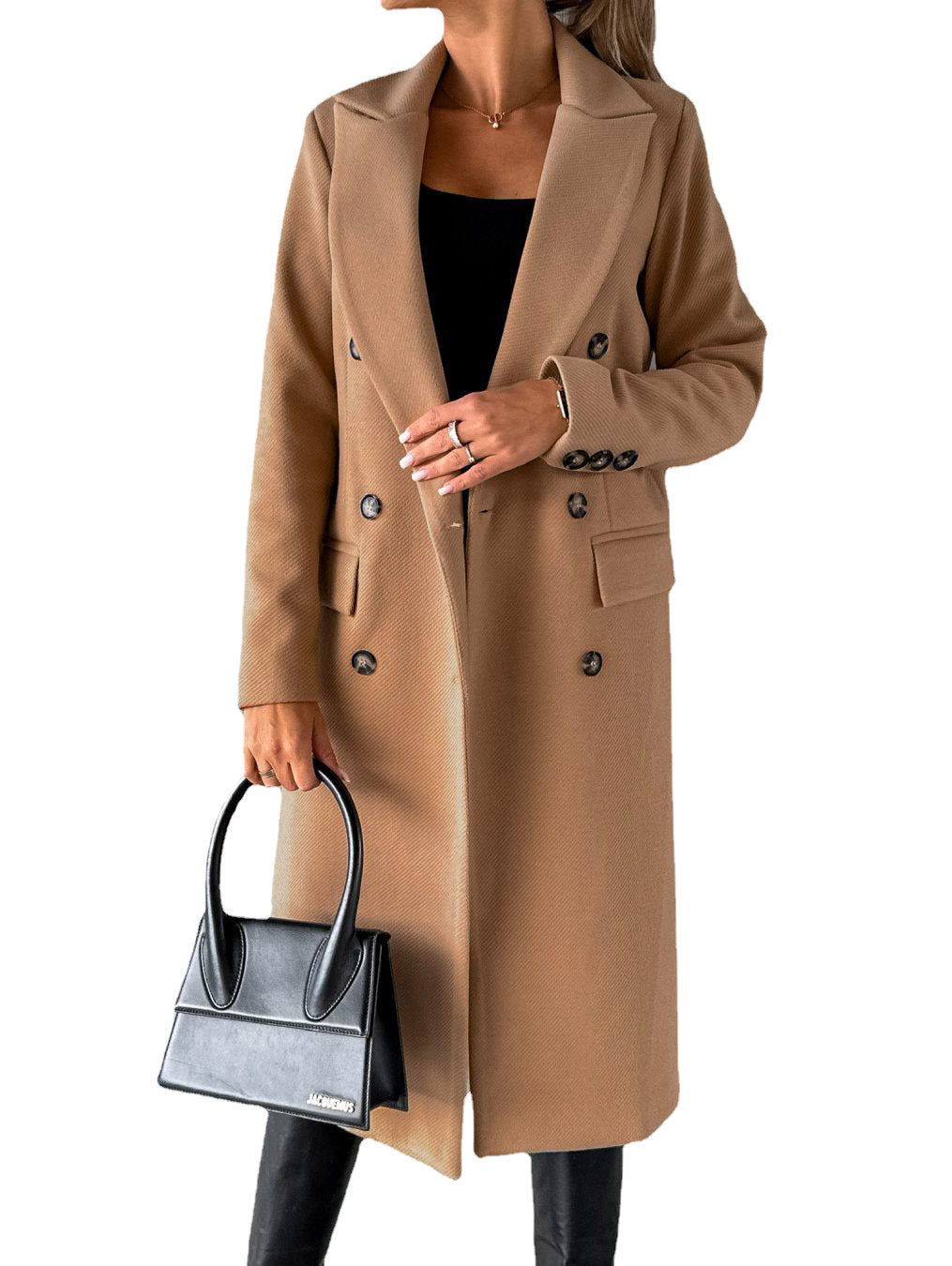 Finiks Gravity | Ruffled Lapel Long Blazer | Product image 2