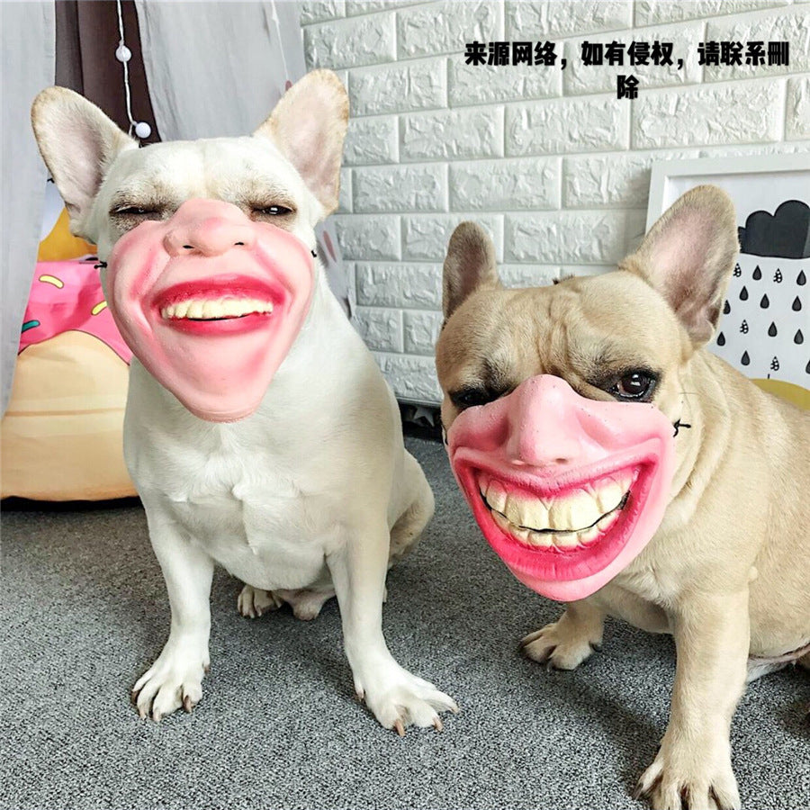 Funny Pet Face Mask – Hilarious Dog Costume & Photo Prop