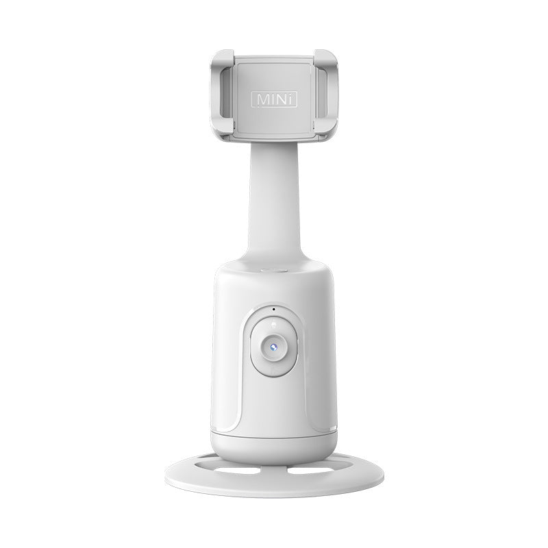 AI face tracking phone holder White